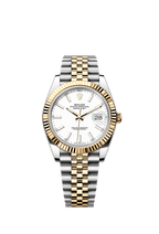 Rolex Two-Tone (YG/SS) Datejust - 41mm - White - Jubilee
