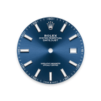 Rolex Stainless Steel Datejust - 41mm - Bright blue - Jubilee
