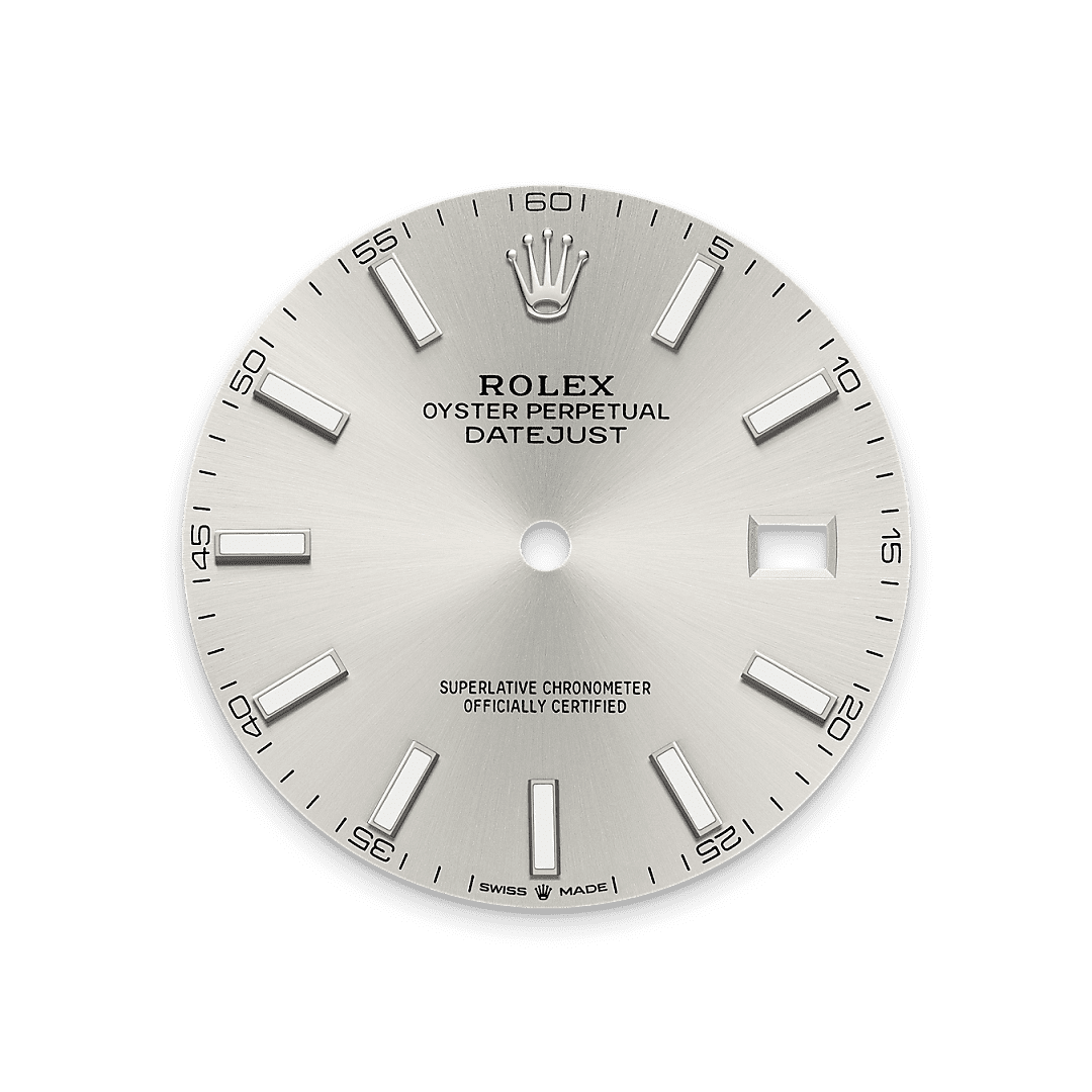 Rolex Stainless Steel Datejust - 41mm - Silver - Oyster