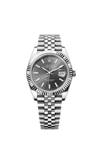 Rolex Stainless Steel Datejust - 41mm - Slate - Jubilee
