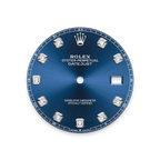 Rolex Stainless Steel Datejust - 41mm - Bright blue Diamond Dial - Jubilee