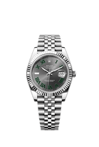 Rolex Stainless Steel Datejust - 41mm - Slate - Jubilee
