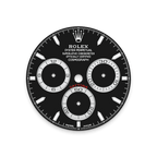 Rolex Stainless Steel Daytona - 40mm - Black, steel counter rings