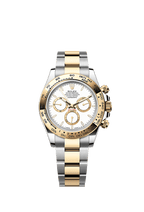 Rolex Two-Tone (YG/SS) Daytona - 40mm - White, golden counter rings