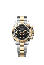 Rolex Two-Tone (YG/SS) Daytona - 40mm - Black, golden counter rings