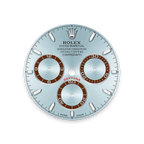 Rolex Platinum Daytona - 40mm - Ice blue, chestnut brown counter rings