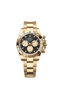 Rolex Yellow Gold Daytona - 40mm - Intense black and champagne-colour - Oyster