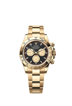 Rolex Yellow Gold Daytona - 40mm - Intense black and champagne-colour - Oyster