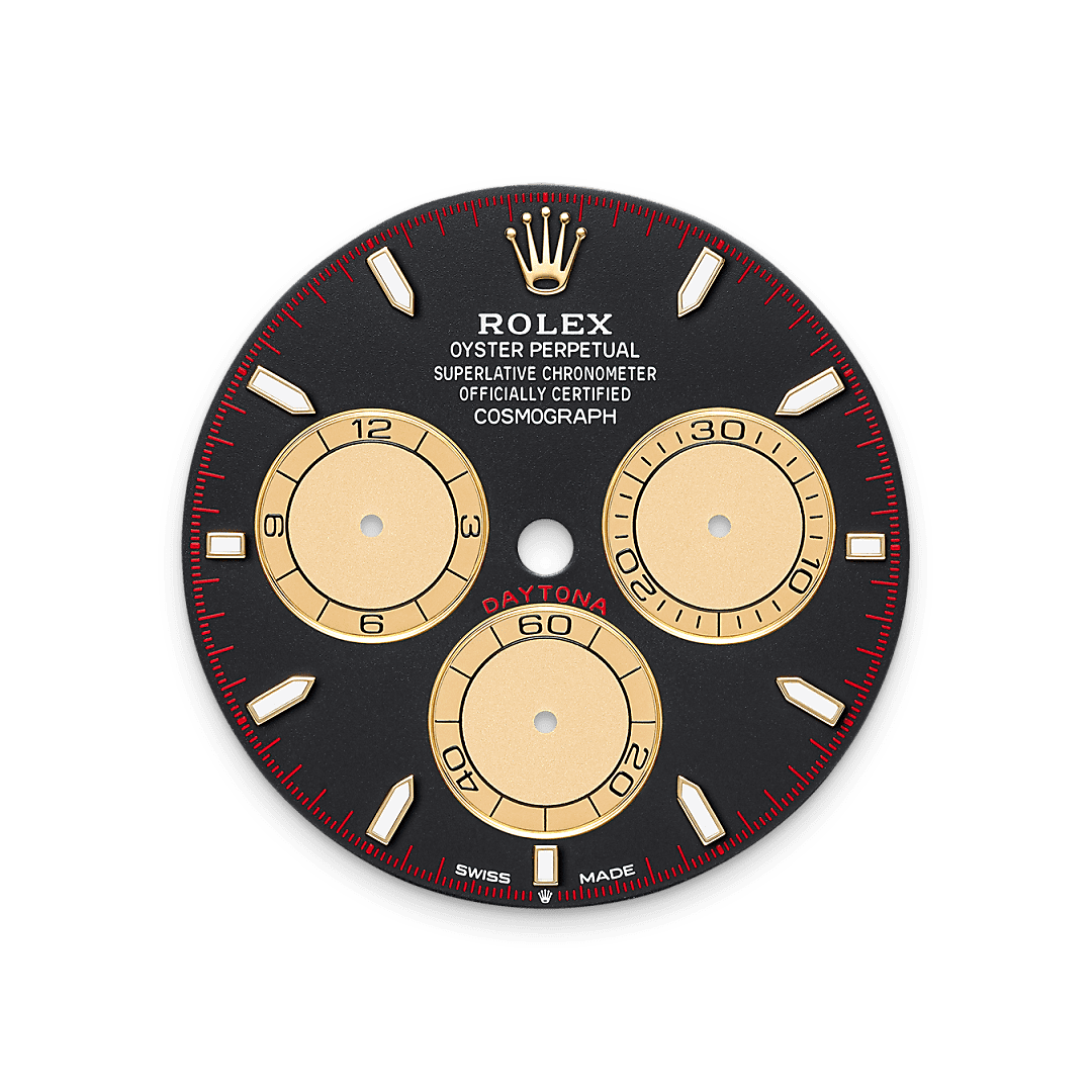 Rolex Yellow Gold Daytona - 40mm - Intense black and champagne-colour - Oyster