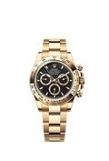 Rolex Yellow Gold Daytona - 40mm - Black, golden counter rings - Oyster