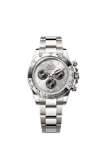 Rolex White Gold Daytona - 40mm - Steel and bright black - Oyster