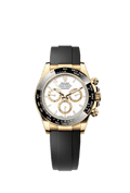 Rolex Yellow Gold Daytona - 40mm - White, golden counter rings - Oysterflex