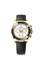 Rolex Yellow Gold Daytona - 40mm - White, golden counter rings - Oysterflex