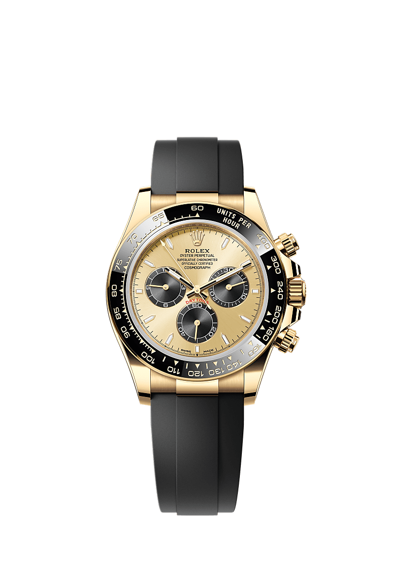 Rolex Yellow Gold Daytona - 40mm - Golden and bright black - Oysterflex