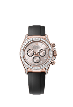 Rolex Rose Gold Daytona - 40mm - Sundust, bright black counter rings Diamond Dial