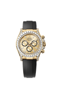 Rolex Yellow Gold Daytona - 40mm - Golden, bright black counter rings Diamond Dial
