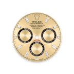 Rolex Yellow Gold Daytona - 40mm - Golden, bright black counter rings Diamond Dial