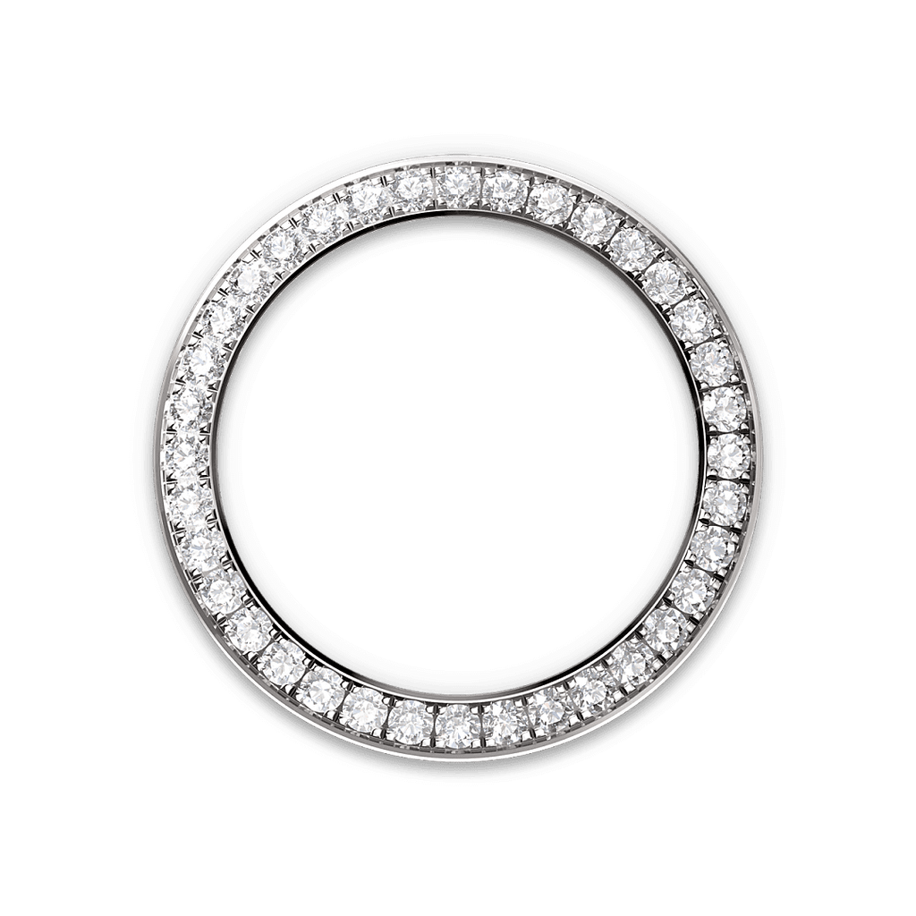 Rolex White Gold Daytona - 40mm - Black and white mother-of-pearl Diamond Dial