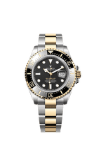 Rolex Two-Tone (YG/SS) Sea-Dweller - 43mm - Intense black