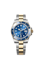 Rolex Two-Tone (YG/SS) Submariner with Date - 41mm - Royal blue