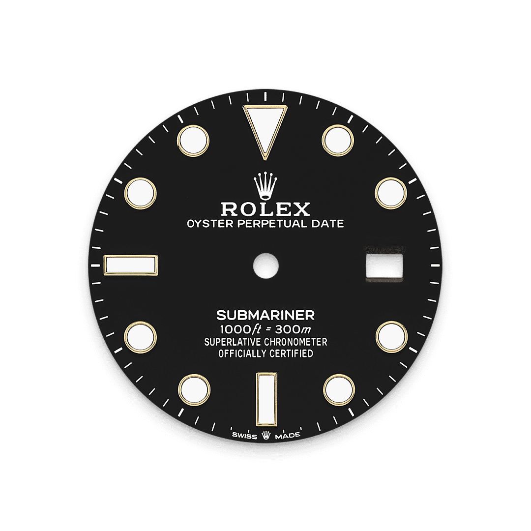 Rolex Yellow Gold Submariner with Date - 41mm - Black