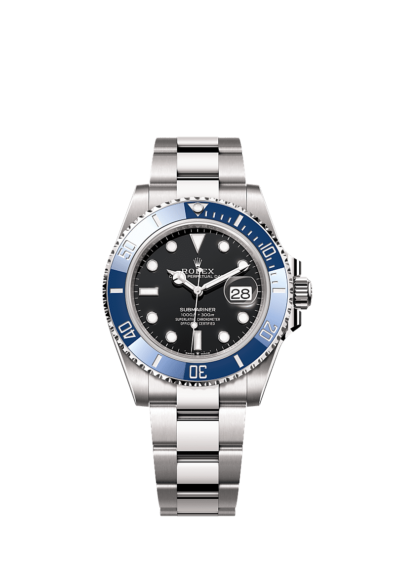 Rolex White Gold Submariner with Date - 41mm - Black