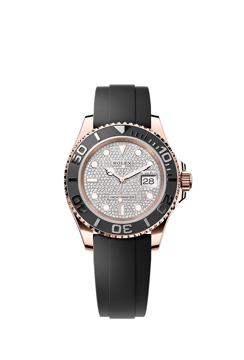 Rolex Rose Gold Yacht-Master - 40mm - Diamond-paved