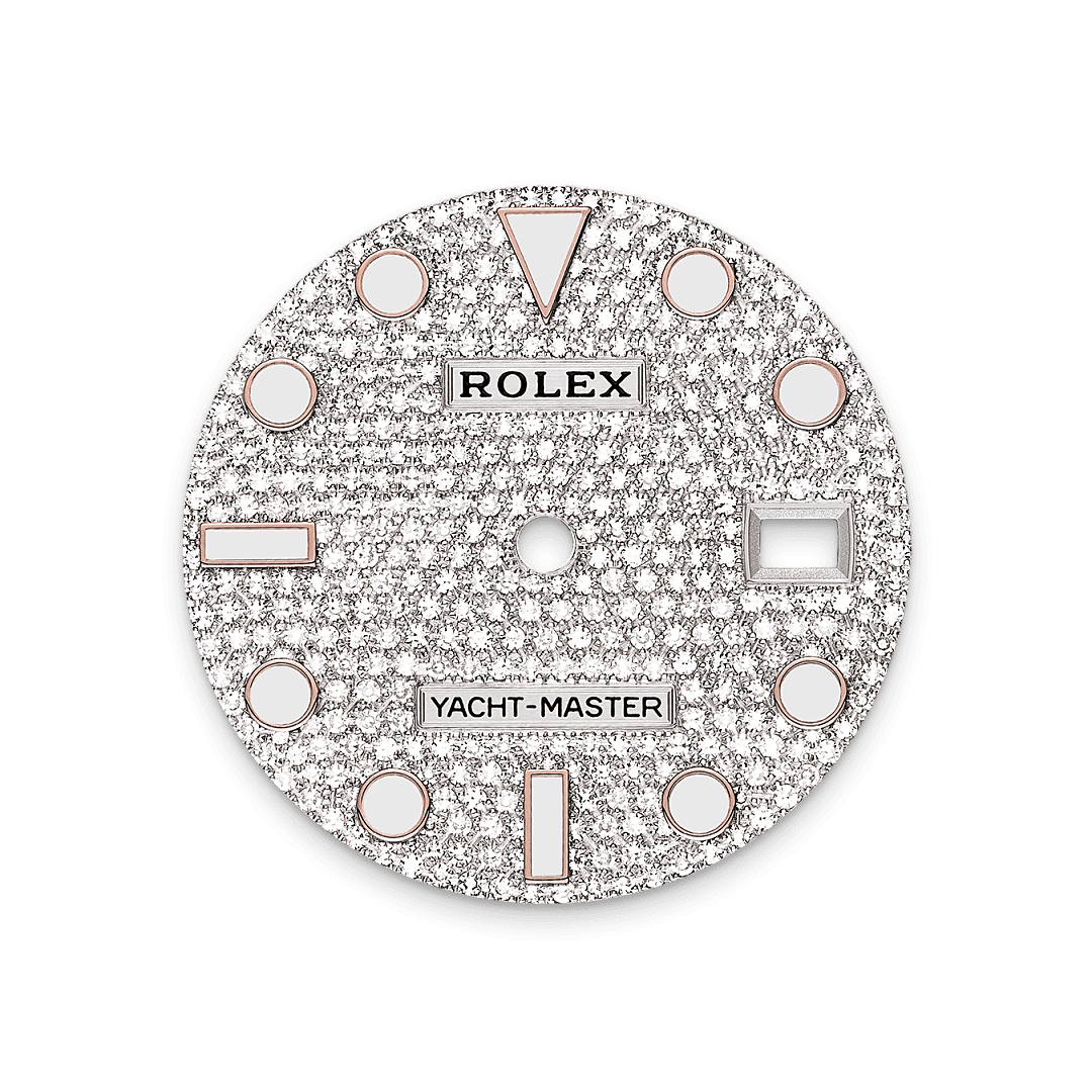 Rolex Rose Gold Yacht-Master - 40mm - Diamond-paved