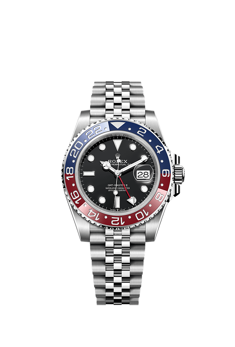Rolex Stainless Steel GMT-Master II - 40mm - Black - Jubilee