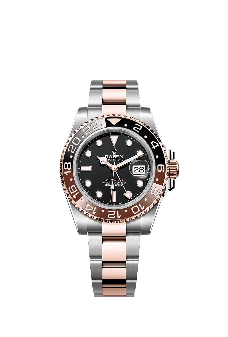 Rolex Two-Tone (RG/SS) GMT-Master II - 40mm - Black