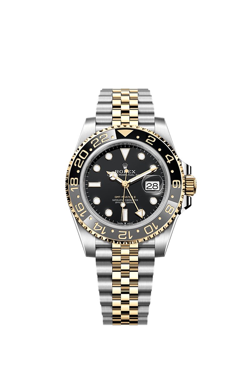 Rolex Two-Tone (YG/SS) GMT-Master II - 40mm - Black