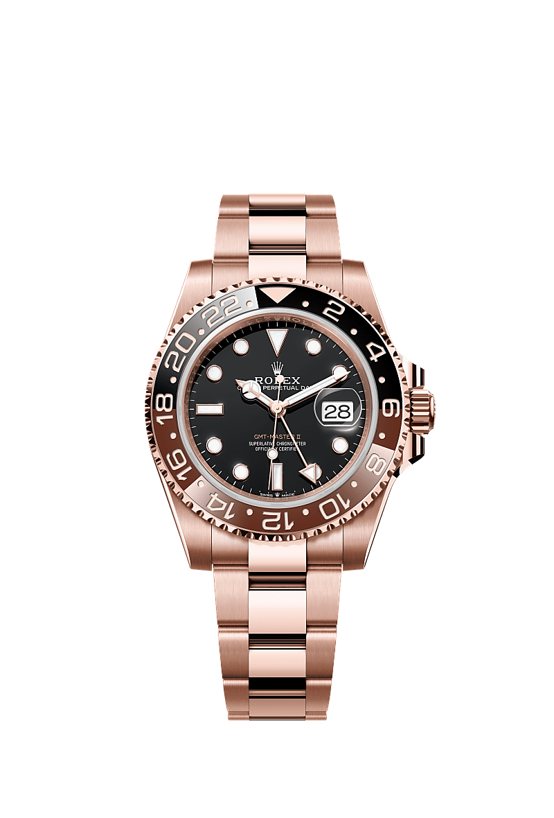 Rolex Rose Gold GMT-Master II - 40mm - Black