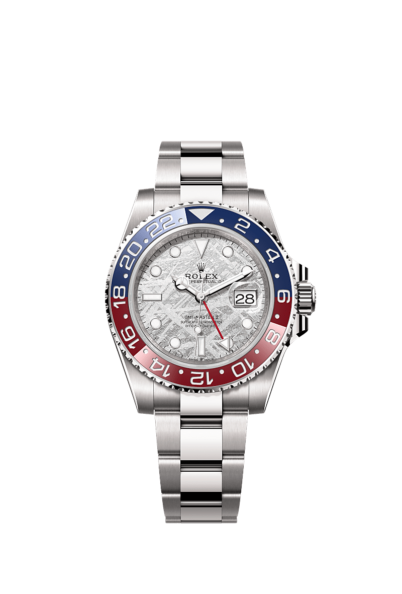 Rolex White Gold GMT-Master II - 40mm - Meteorite