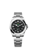 Rolex Stainless Steel Air-King - 40mm - Black