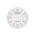 Land-Dweller Intense white honeycomb dial