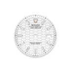 Land-Dweller diamond-set honeycomb dial
