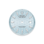 Land-Dweller ice blue diamond-set dial