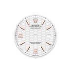 Land-Dweller Intense white honeycomb dial