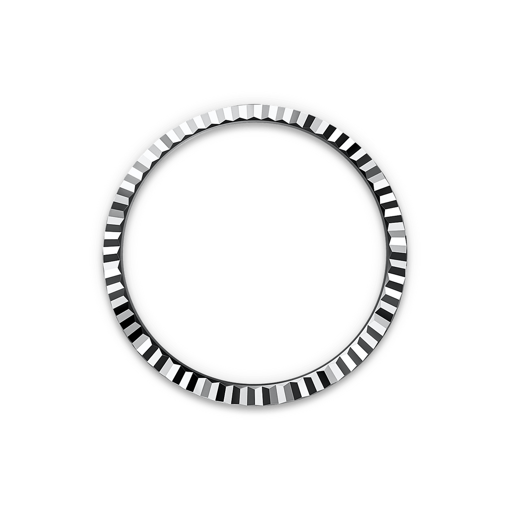 Land-Dweller fluted platinum bezel