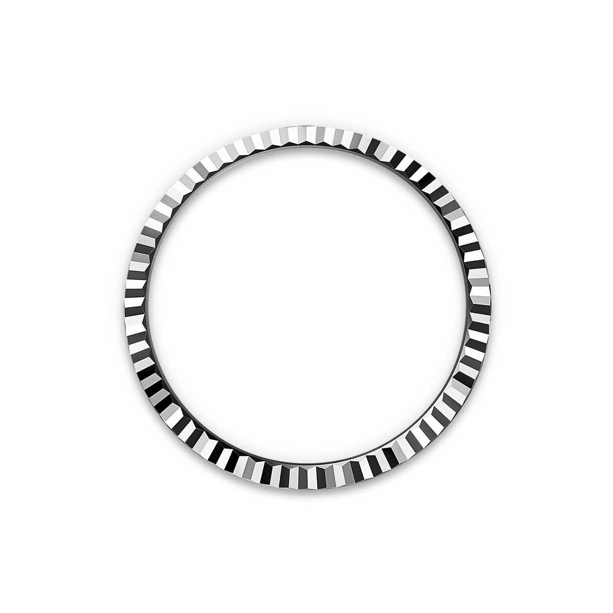 Land-Dweller fluted platinum bezel