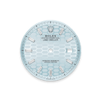 Land-Dweller ice blue diamond-set dial