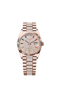 Rolex Rose Gold Day-Date - 36mm - Diamond-paved - President