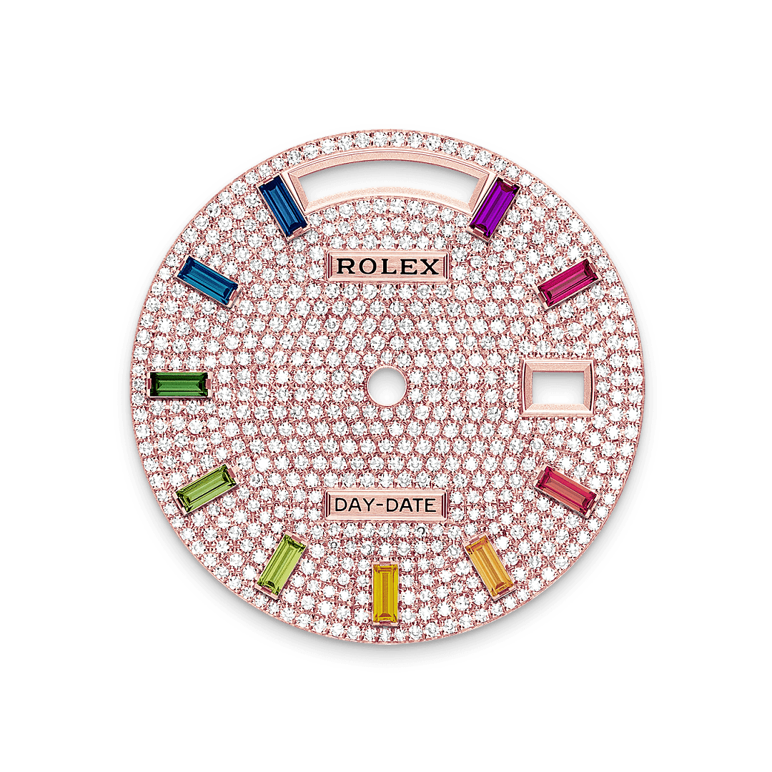 Rolex Rose Gold Day-Date - 36mm - Diamond-paved - President