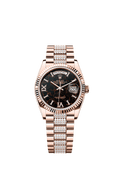 Rolex Rose Gold Day-Date - 36mm - Eisenkiesel Diamond Dial - President