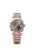 Rolex Rose Gold Day-Date - 36mm - Slate Diamond Dial - President