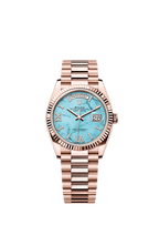 Rolex Rose Gold Day-Date - 36mm - Turquoise Diamond Dial - President
