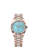 Rolex Rose Gold Day-Date - 36mm - Turquoise Diamond Dial - President