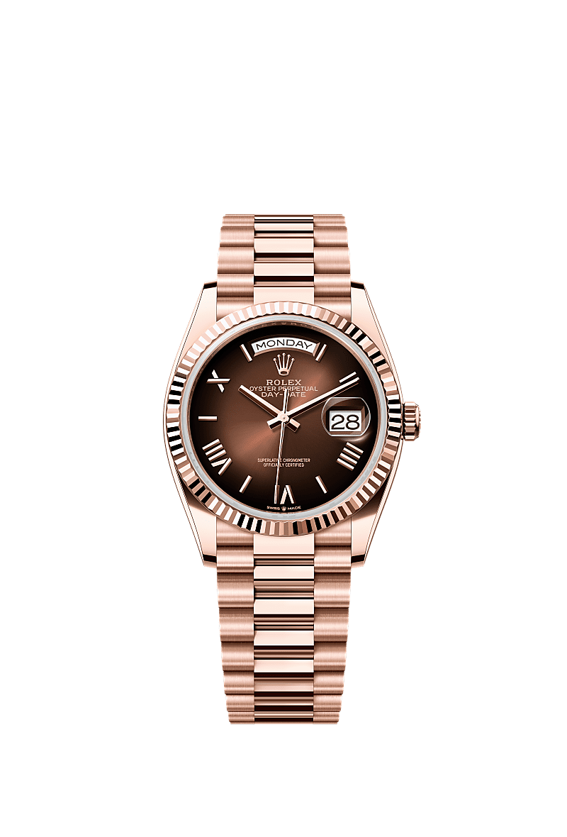 Rolex Rose Gold Day-Date - 36mm - Brown ombré - President