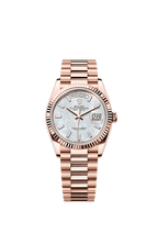 Rolex Rose Gold Day-Date - 36mm - White mother-of-pearl Diamond Dial - President