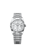Rolex Platinum Day-Date - 36mm - White mother-of-pearl Diamond Dial - President